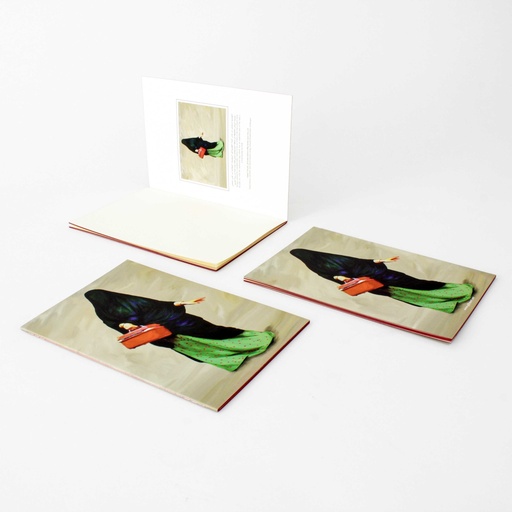 A5 Taylor Stitched Notebook - Saudi Lady Image (Color)