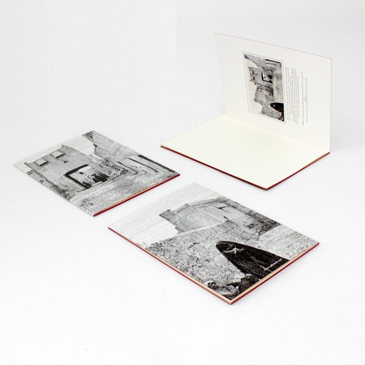 A5 Taylor Stitched Notebook - Messadah Gate Riyadh (Black/ White)