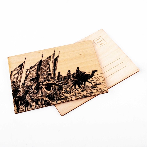 Wooden Postcard - Kingdom's Unification