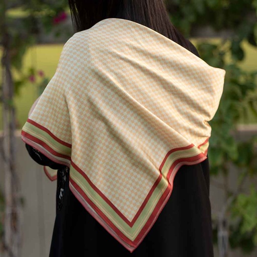 Silk Scarf - Shemagh Design