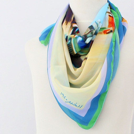 Al Khobar Design Scarf with Chiffon Material