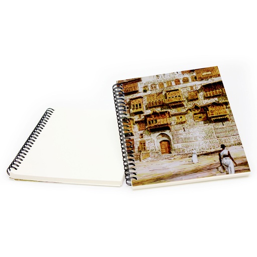  Wirebound Notebook - Al Bughdadi House Jeddah (Color)