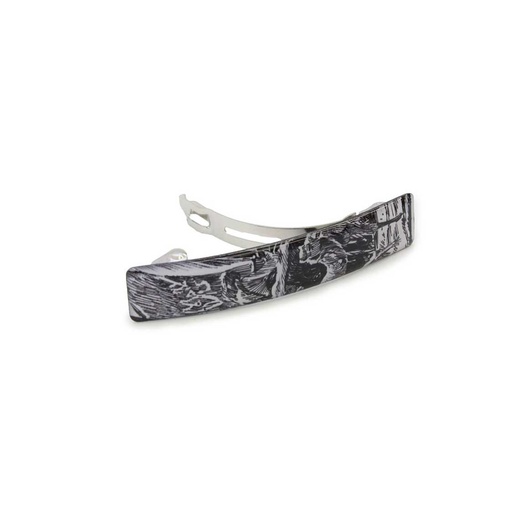 Short Thin Arch Hair Pin - Kingdom's Unification (Black/ White)