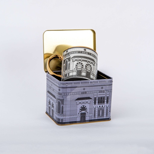 Ceramic Mug - Makkah (Black/ White)