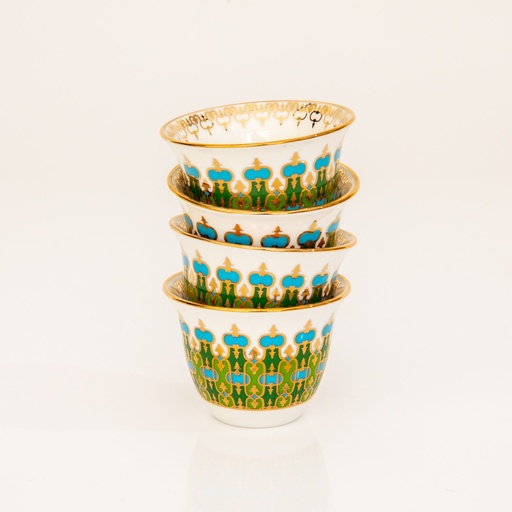  Arabic Coffee Cups - Holy Rawda (Color)