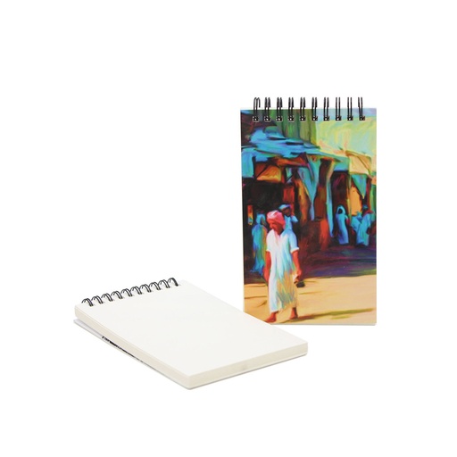 [GM-90-0004-KH-CL] دفتر ملاحظات صغير الخبر بداية النفط ملون