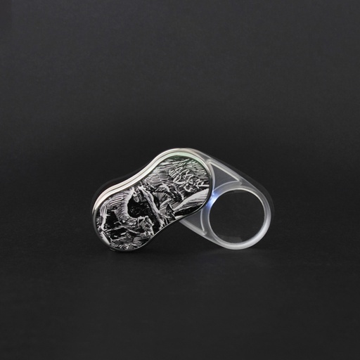 [GM-90-0006-UN-BW] Magnifier - Kingdom's Unification (Black/White)