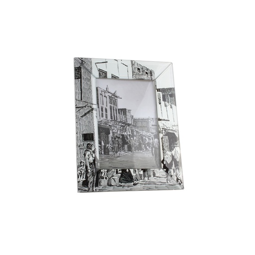 [GM-90-0035-KH-BW] اطار  طولي زجاجي المنطقة الشرقية 1940