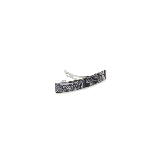[GM-90-0038-UN-BW] Short Thin Arch Hair Pin - Kingdom's Unification (Black/ White)