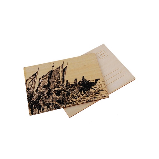 [GM-90-0054-UN] Wooden Postcard - Kingdom's Unification