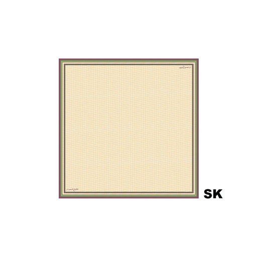 [GM-90-0055-S1-SK] وشاح من الحرير - الشماغ S1