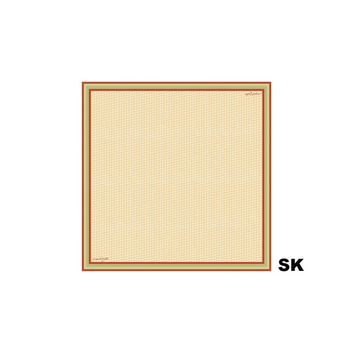 [GM-90-0055-S3-SK] Silk Scarf - Shemagh Design